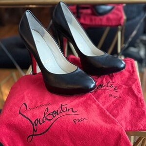 Christian Louboutin Archival "New Simple" 100 Black Calf Pump — Pre-2007